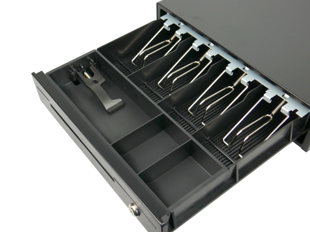 Pojemna szuflada kasowa HD-KW33 to solidny sprzęt służący do przechowywania wszelkiego rodzaju środków pieniężnych