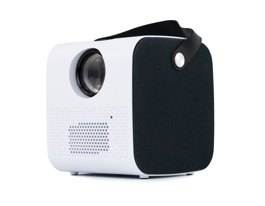 Portable Bluetooth Projector with HD HDMI, Speaker, and WiFi - picturePRO MR201.