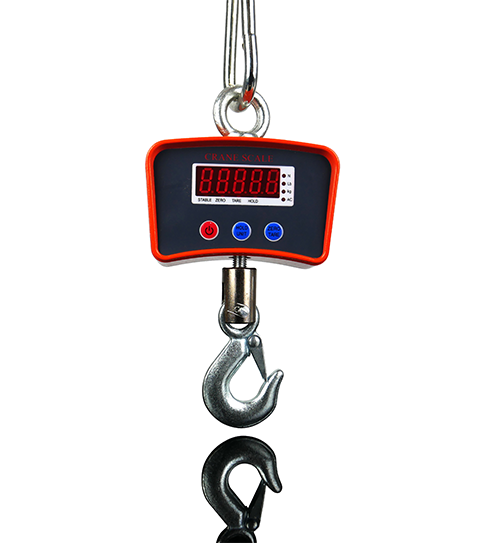Industrial scale with a capacity of up to 1000kg and a hook