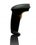 WIRED LASER BARCODE READER WITH STAND HD42A. READER ON STAND.